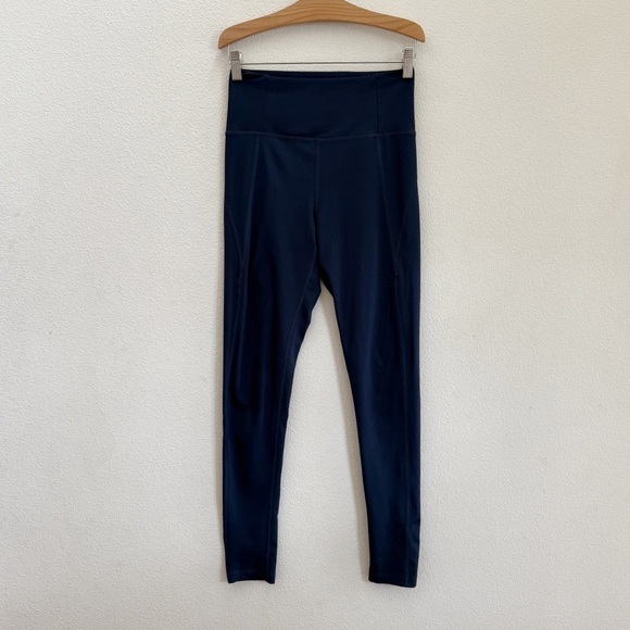 Girlfriend Collective Compressive High Waisted Legging in Midnight Size Small - Picture 3 of 6